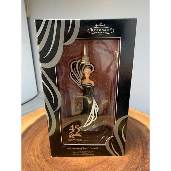 Hallmark Keepsake Ornament 45th Anniversary Barbie Limited Edition Vintage 2004 - Picture 6 of 7